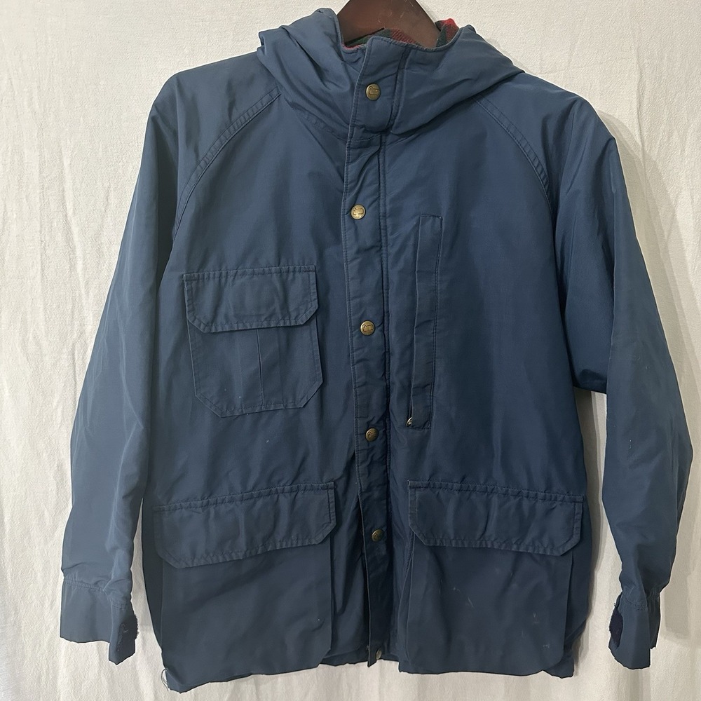 Vintage Woolrich Navy‎ Wool Blend Lined Jacket Women's Size M